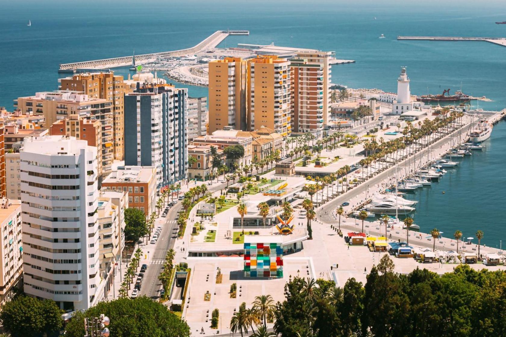 Sr Malagueta Beach Front Wonderful Sea View Malaga Bagian luar foto